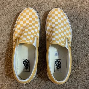 Yellow Vans Size 10.5 M/ 12 W